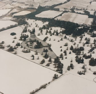Abercairny House, oblique aerial view, taken from the SE.