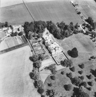 Belmont Castle.
General oblique aerial view.