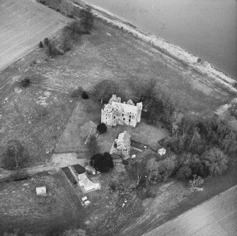 Elcho Castle.
General aerial view.