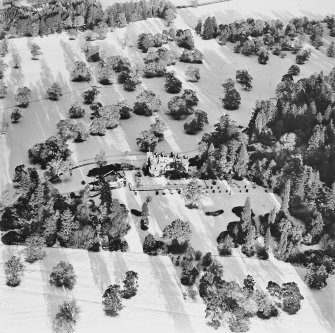 Culdees Castle and Policies, oblique aerial view, taken from the S.