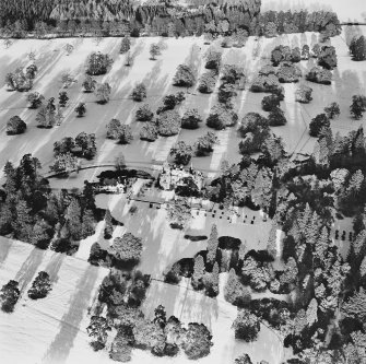 Culdees Castle and Policies, oblique aerial view, taken from the S.