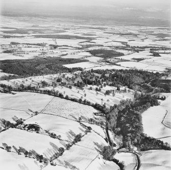 Culdees Castle and Policies, oblique aerial view, taken from the SW.
