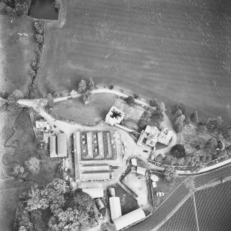 Pitcur Castle, Tower House
Oblique aerial view.