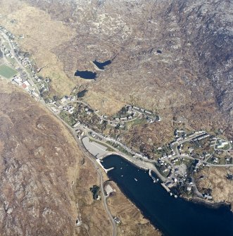 Oblique aerial view centred on the village, taken from the SSE.