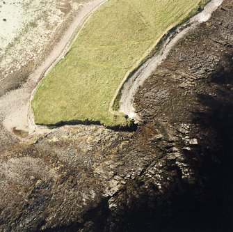 Aerial view of Orkney, The Ness, 17th century battery, taken from the SE.
