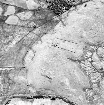 Little Rogart, oblique aerial view, taken from the NW, showing an area defined as an archaeological landscape.