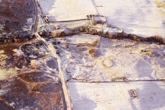 Achvrail, enclosures and buildings, oblique aerial view.