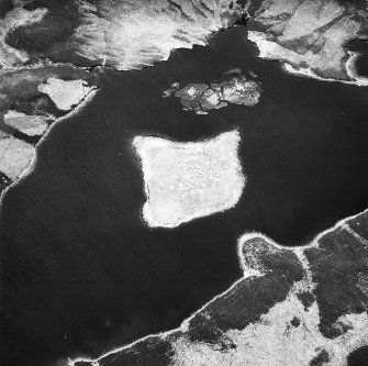 Loch Salachaidh, oblique aerial view, taken from the NE, showing a general view of Loch Salachaidh in the centre of the photograph.