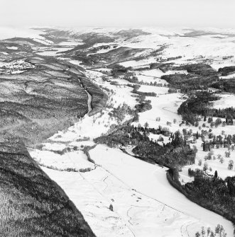 Oblique aerial view of Guisachan, taken from the SW.