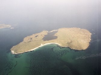 General oblique aerial view centred on the island of Boreray, taken from the E.