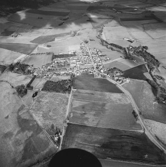 Oblique aerial view centred on the village, taken from the SW.