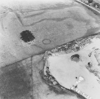 Oblique aerial view