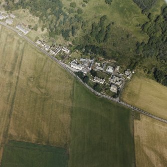 Oblique aerial view.