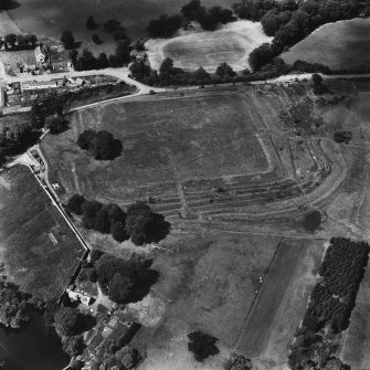 Oblique aerial view from east.