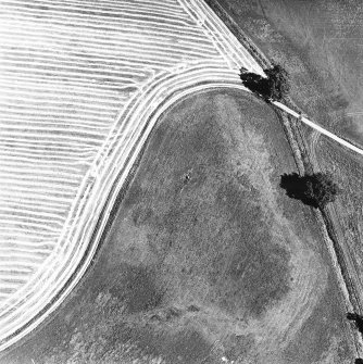 Witches' Stone, Monzie, oblique aerial view, taken from the SW.