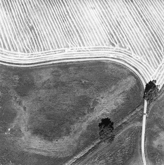 Witches' Stone, Monzie, oblique aerial view, taken from the SSE.