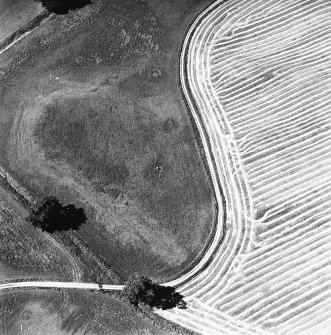 Witches' Stone, Monzie, oblique aerial view, taken from the ENE.