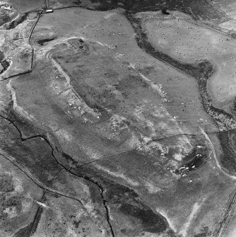 Oblique aerial view of Fendoch Roman Fort, oblique aerial view, taken from the ENE.