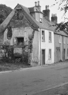 View of houses on Kirk Street, Dunblane, from north west.