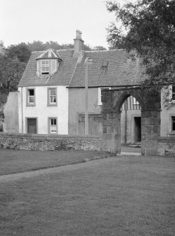 View of houses on Kirk Street, Dunblane, from west.