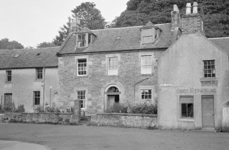 View of houses on Kirk Street, Dunblane, from west.