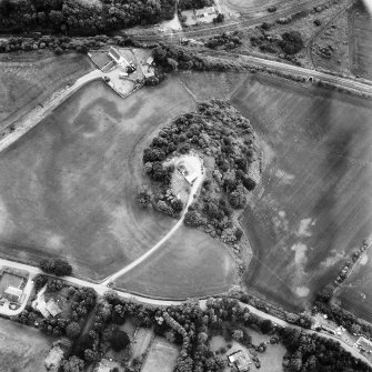 Oblique aerial view