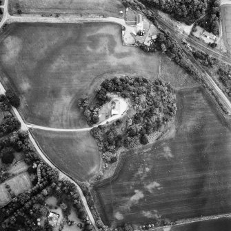 Oblique aerial view