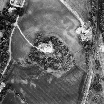 Oblique aerial view