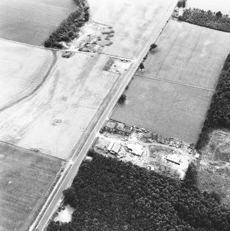 Oblique aerial view