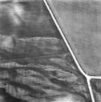 Oblique aerial view (copy stored with MS/1018 - excavation archive).