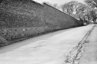 General view of garden wall, Seaton House, Aberdeen.