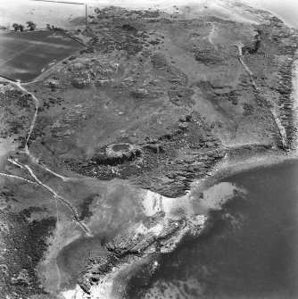 Oblique aerial photograph taken from the NW.