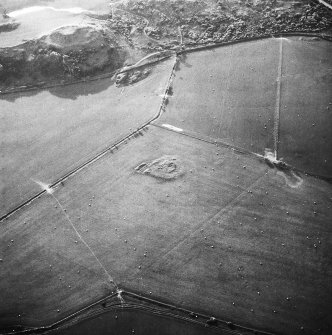 Oblique aerial photograph taken from the east.