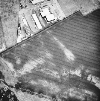 Lochlands and Bogton: Roman temporary camps, pits and cropmarks. Air photograph