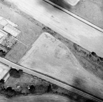 Wester Carmuirs: fort, settlement and palisaded enclosure. Air photograph