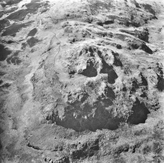 Oblique aerial photograph of summit.