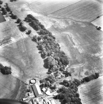 Oblique aerial view