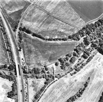 Inveresk, Roman temporary camps: oblique air photograph