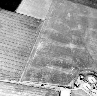 Howe Mire, settlement and cropmarks: oblique air photograph