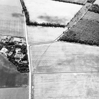 Oblique aerial view