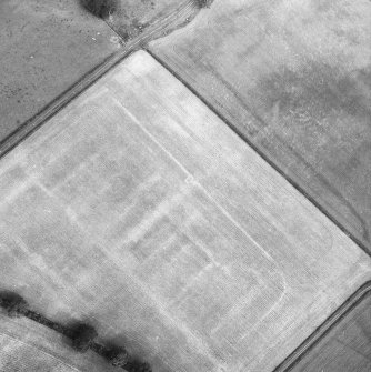 Newstead, Roman fort and temporary camps: air photograph showing fort (NT 569 344) and annexe (NT 571 343).
