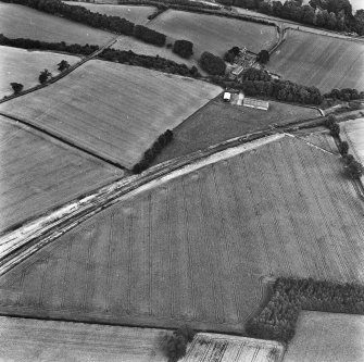 Oblique aerial view