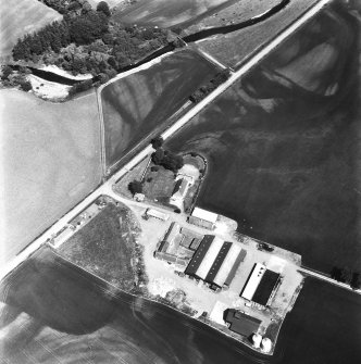 Oblique aerial view