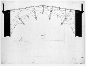 Photographic copy of drawing of Roof Detail, Parliament House.
Inv.fig.255.