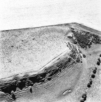 Chester Hill ,oblique aerial view taken from the NE, centred on the earthwork of a fort.