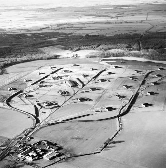 England, Gretna, HM Factory, Longtown (site 2), oblique aerial view, taken from the SE.