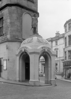 View of entrance, Burgh Buildings (Athenaeum), Stirling.