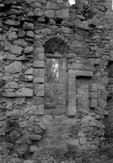 Detail of window, Corse Castle.