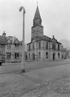 View of Falkland Town Hall from north east.