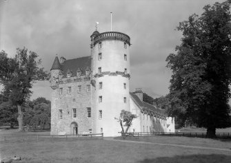 View of Castle Fraser from SE.